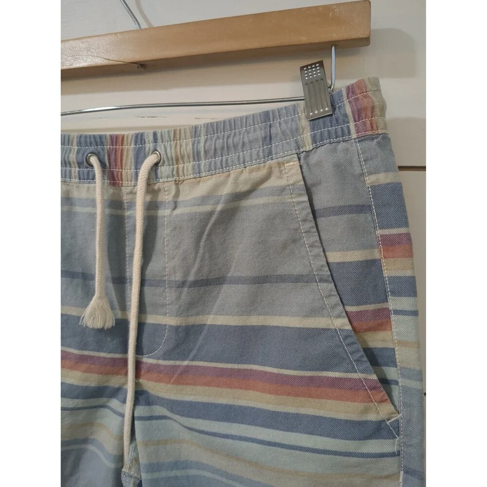 Urban pipeline 100% cotton S striped men's shorts coastal beach